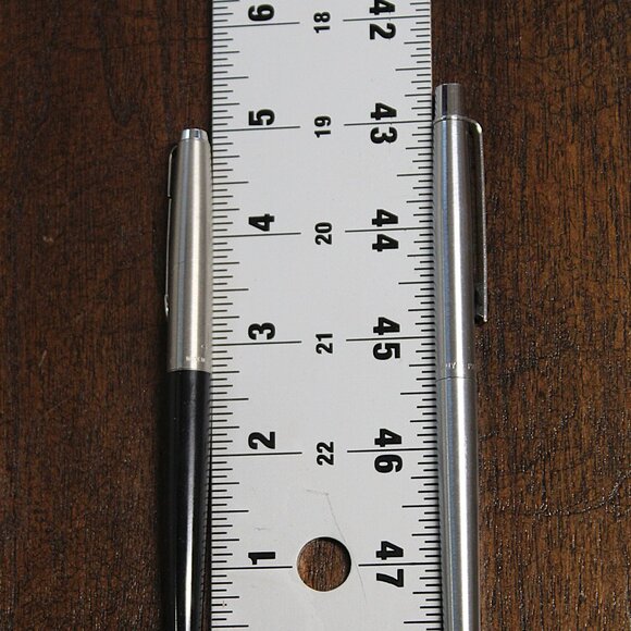 Vintage Parker 45 Pen & Pencil Set – Black & Chrome – Elegant Office Style - Picture 6 of 12